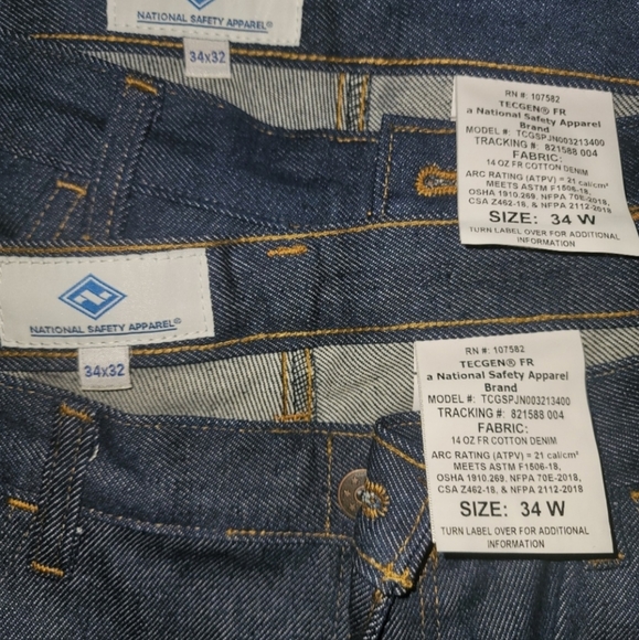 TecGen FR jeans (2 pair) - Picture 3 of 5